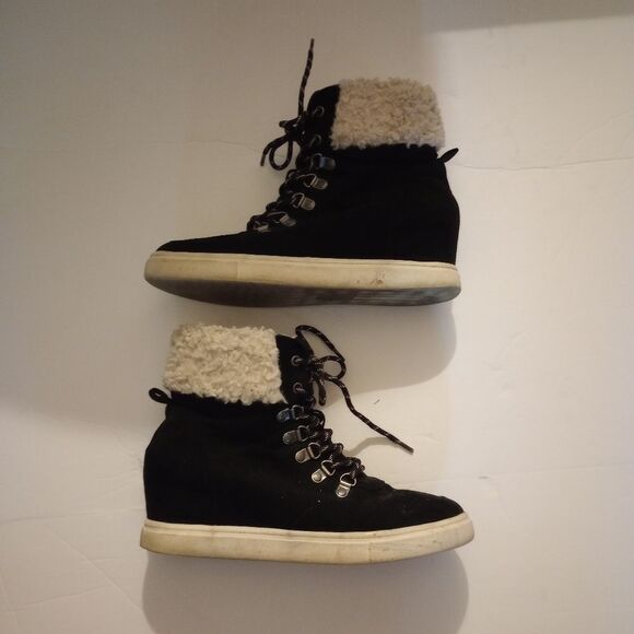 🆕👟Madden Girl Paige Sneaker Ankle Wedge Boots - Picture 5 of 9